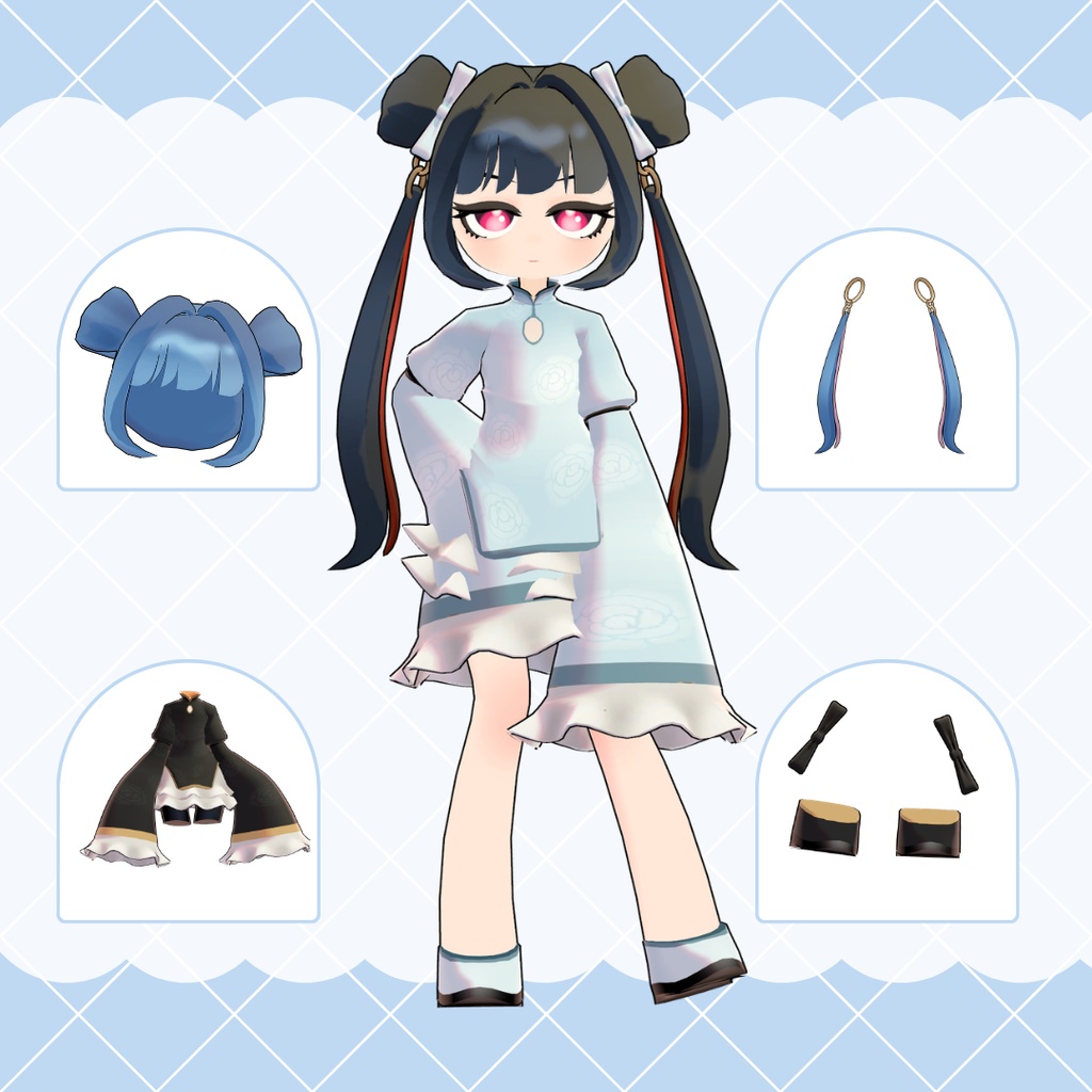 オリジナル3Dモデル「Nii」