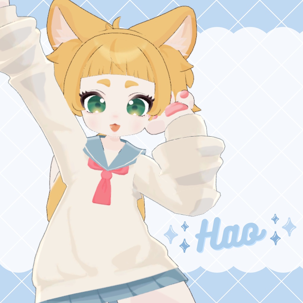 オリジナル3Dモデル「Hao」