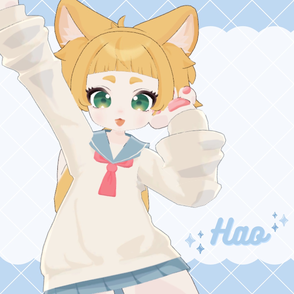 オリジナル3Dモデル「Hao」