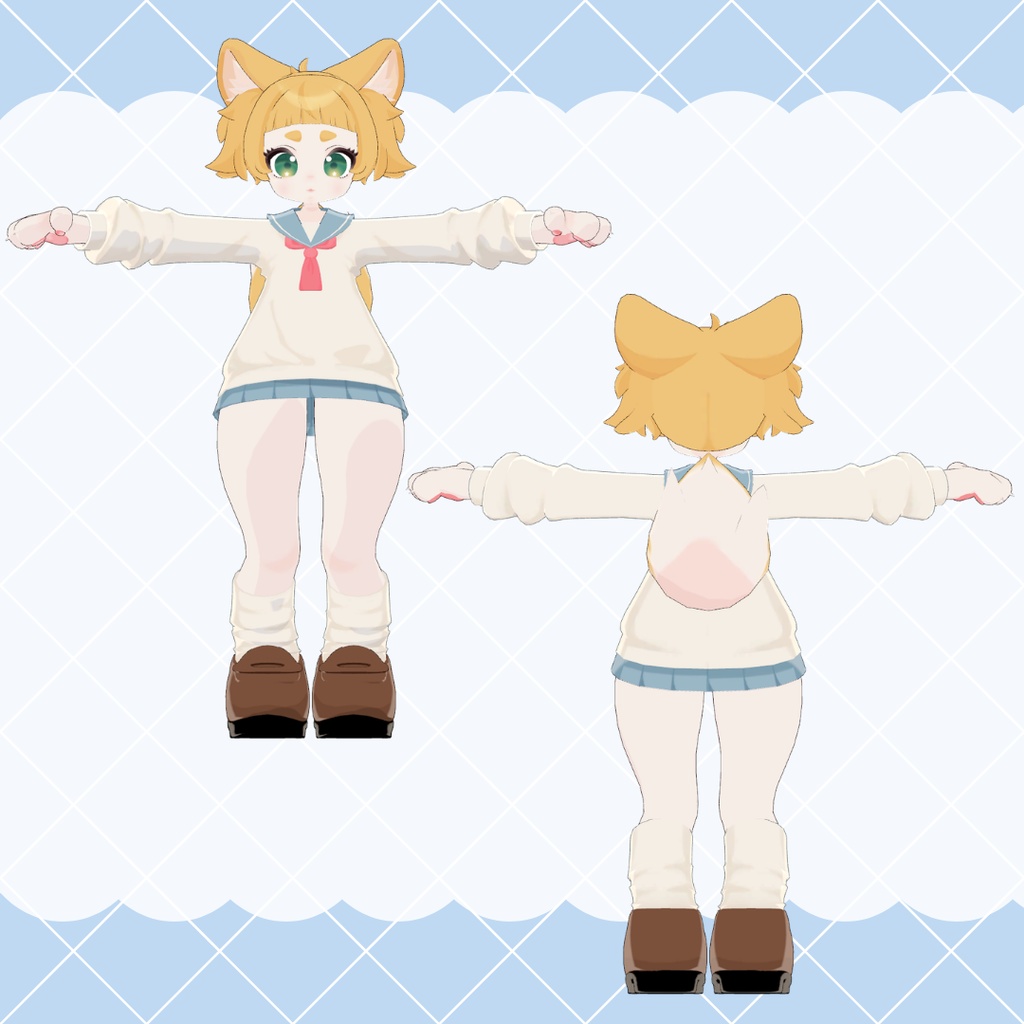 オリジナル3Dモデル「Hao」