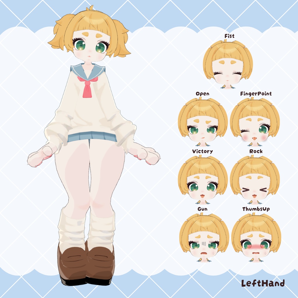 オリジナル3Dモデル「Hao」