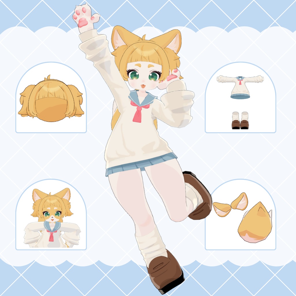 オリジナル3Dモデル「Hao」