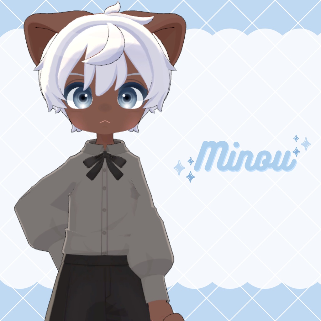 \ 24時間限定価格 / オリジナル3Dモデル「Minou」