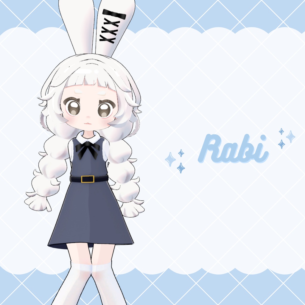 \ 24時間限定価格/オリジナル3Dモデル「Rabi」