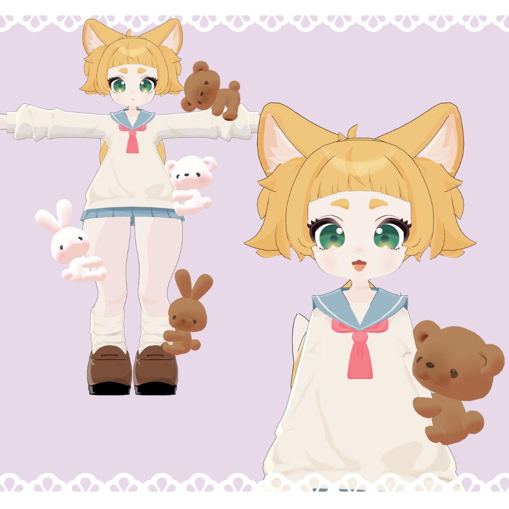 【VRChat想定】しがみつきぬい【MA対応】