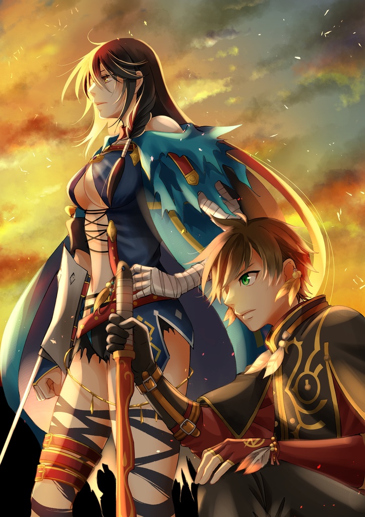 スレイ&ベルベット クリアファイル