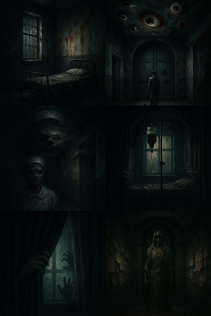 『影の病室- 精神世界AIアート作品集vol.1』