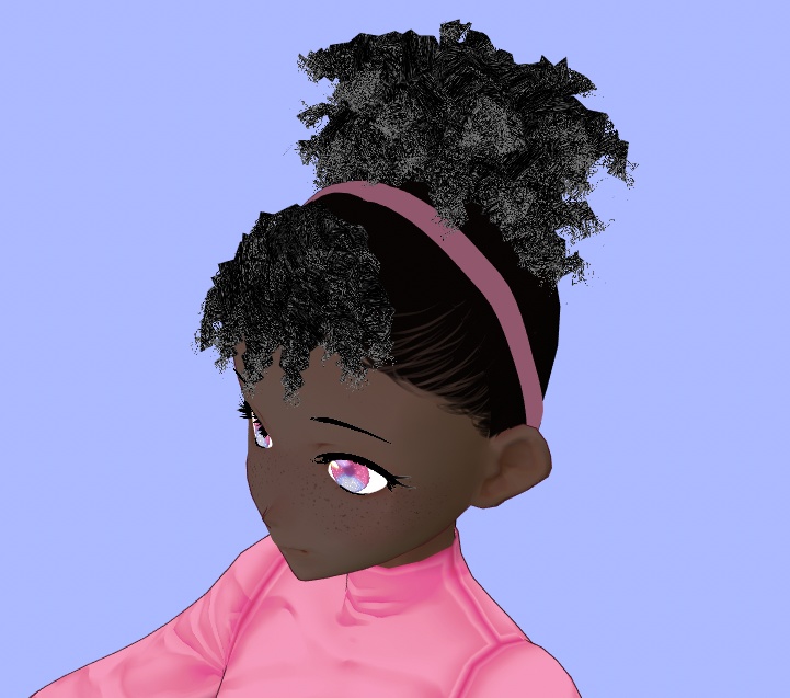 Vroid Afro Bun Preset!