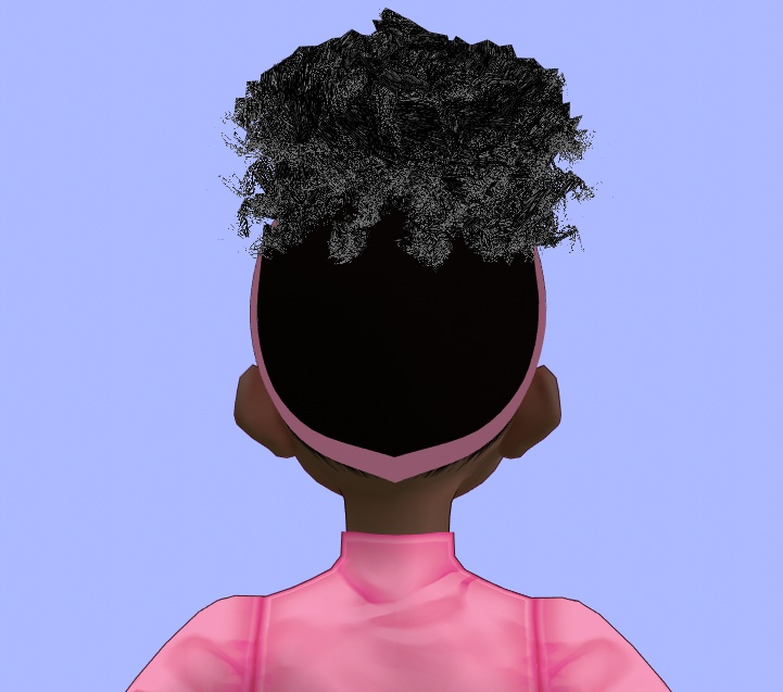 Vroid Afro Bun Preset!