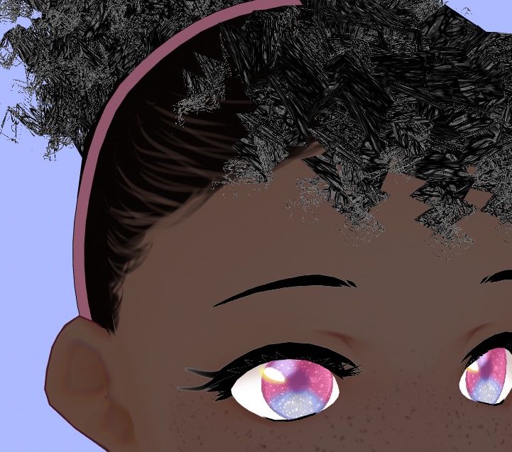 Vroid Afro Bun Preset!