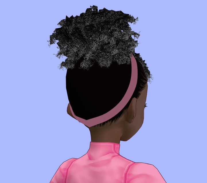 Vroid Afro Bun Preset!