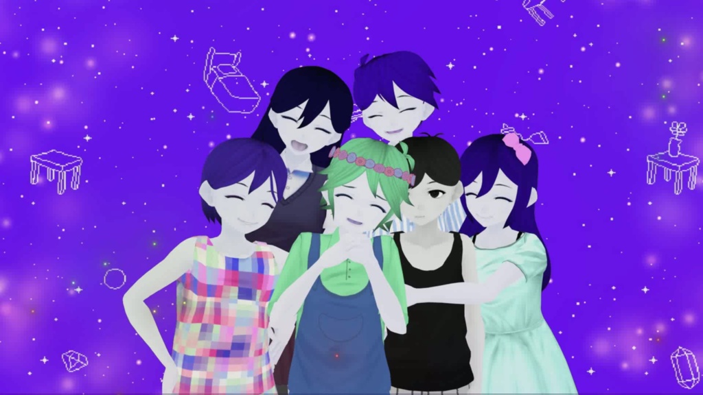 OMORI Dream Model Pack!
