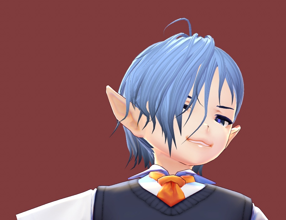 Short Messy Vroid Hair