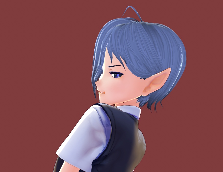 Short Messy Vroid Hair