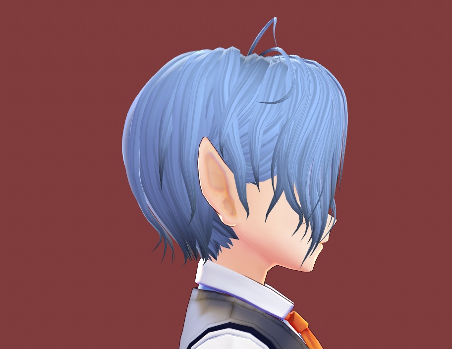 Short Messy Vroid Hair
