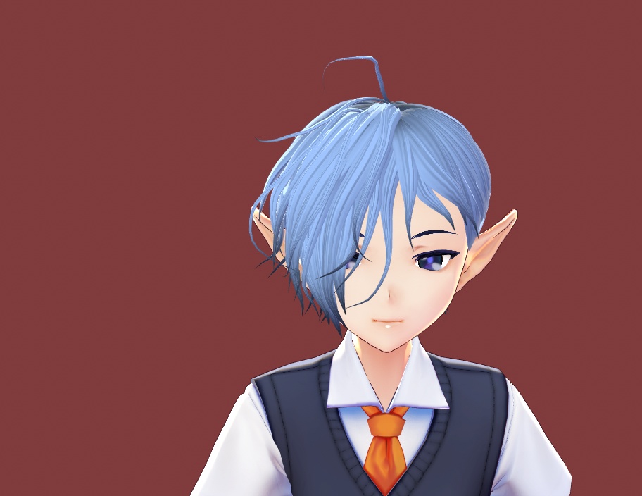 Short Messy Vroid Hair