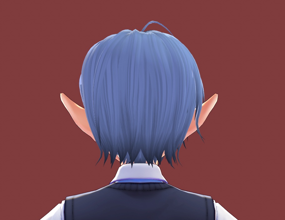 Short Messy Vroid Hair
