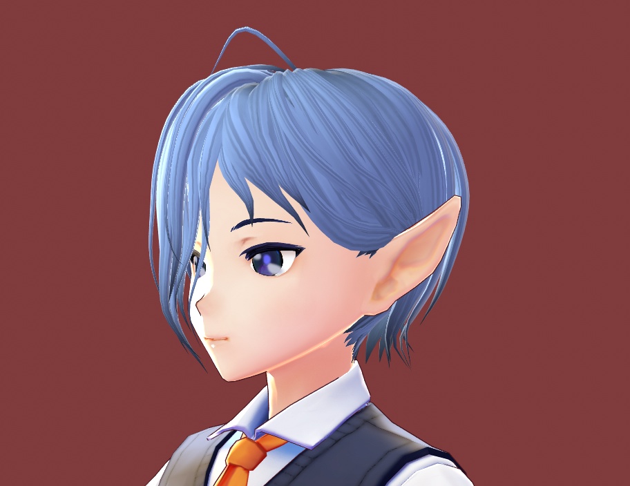 Short Messy Vroid Hair