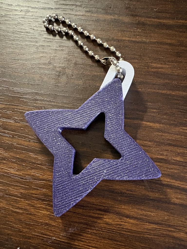 【非公式】天音こなた手裏剣キーホルダー