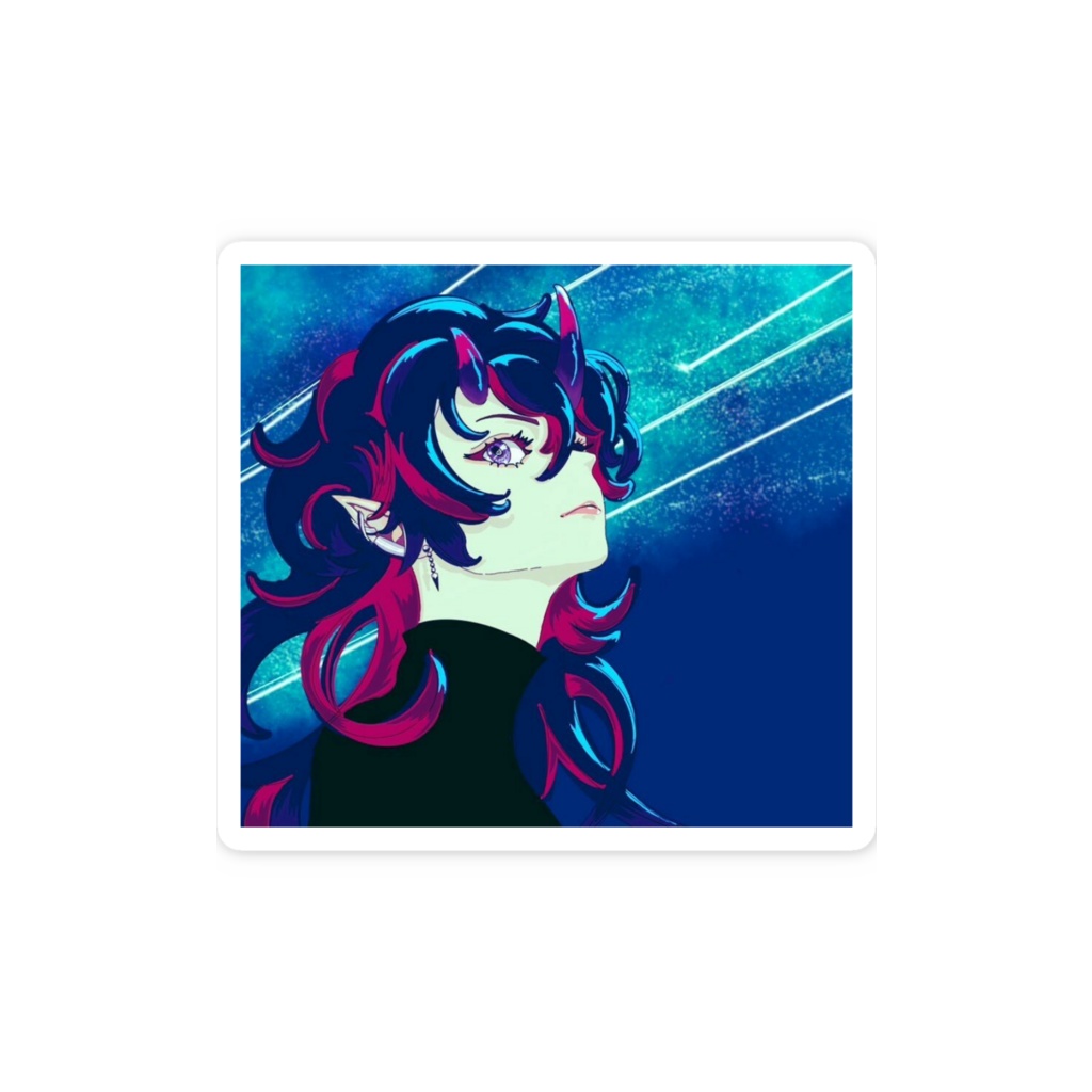 【非公式】龍ヶ崎リン / Each stairs / sticker