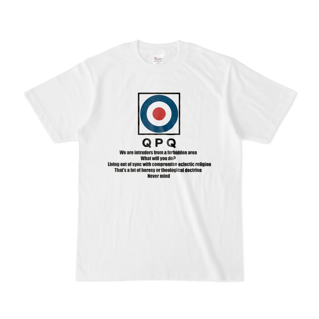 QPQターゲットTシャツ（白）