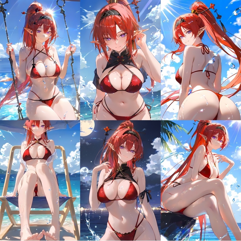 [32枚] 4K HD Yinlin Swimsuit