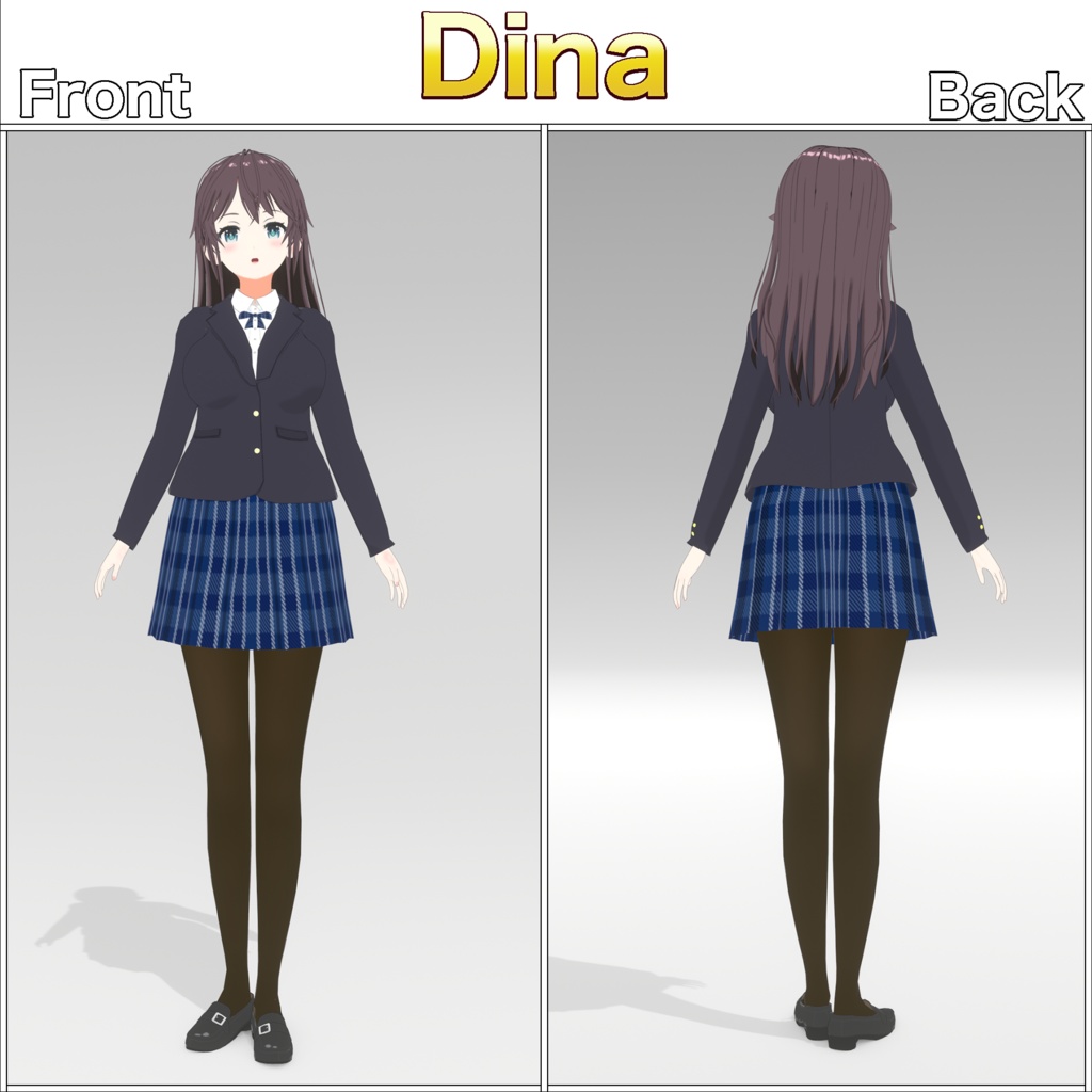 【オリジナル3Dモデル】ディーナ -Dina- v1.0