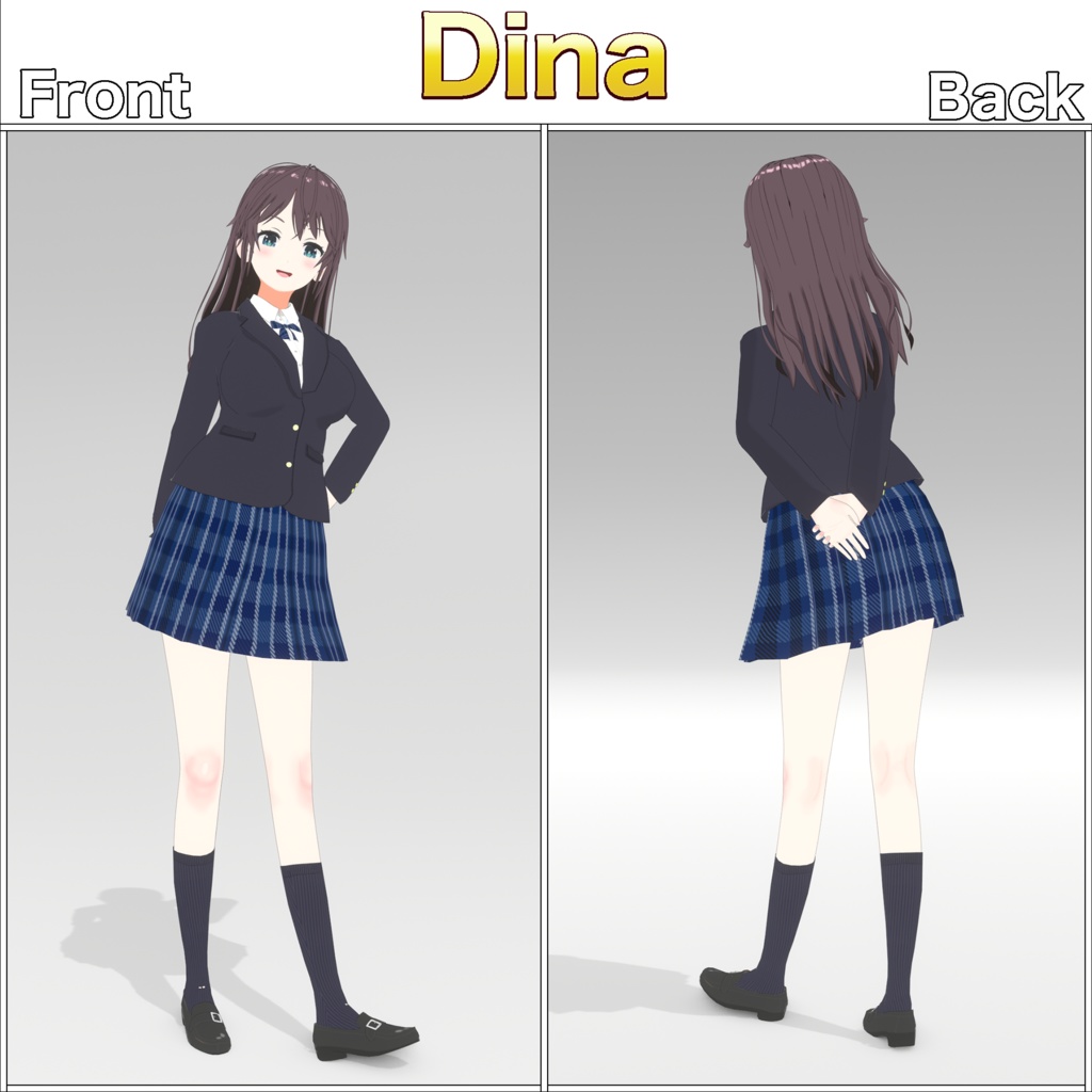 【オリジナル3Dモデル】ディーナ -Dina- v1.0