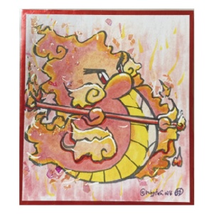 色紙　サラマンダー