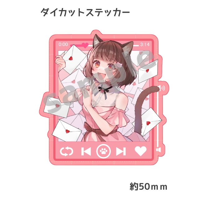 1st Album　ダイカットステッカー
