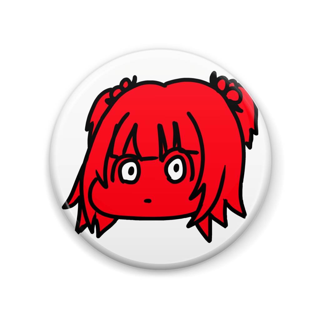 ふゆぅバッジ（白）