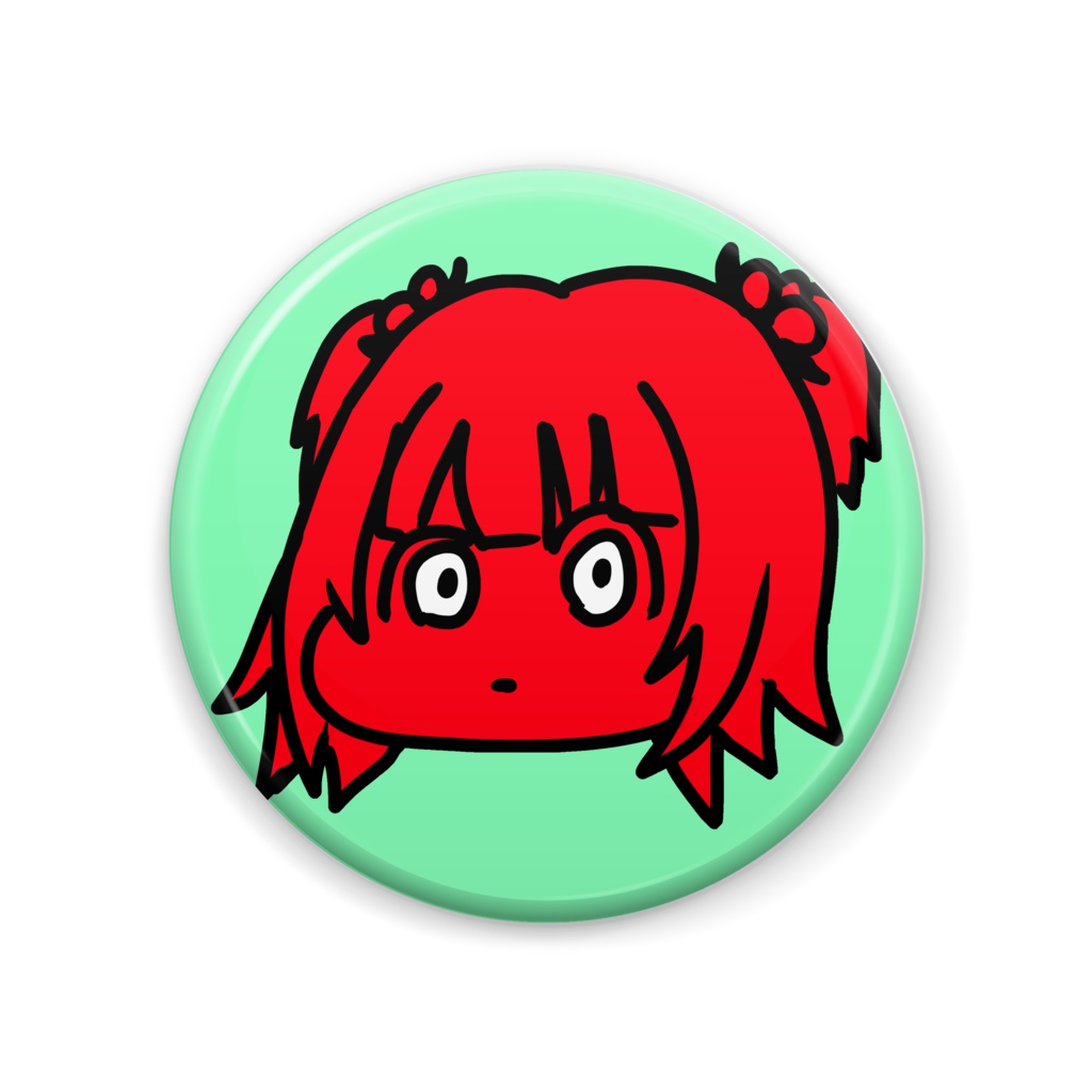 ふゆぅバッジ(緑)