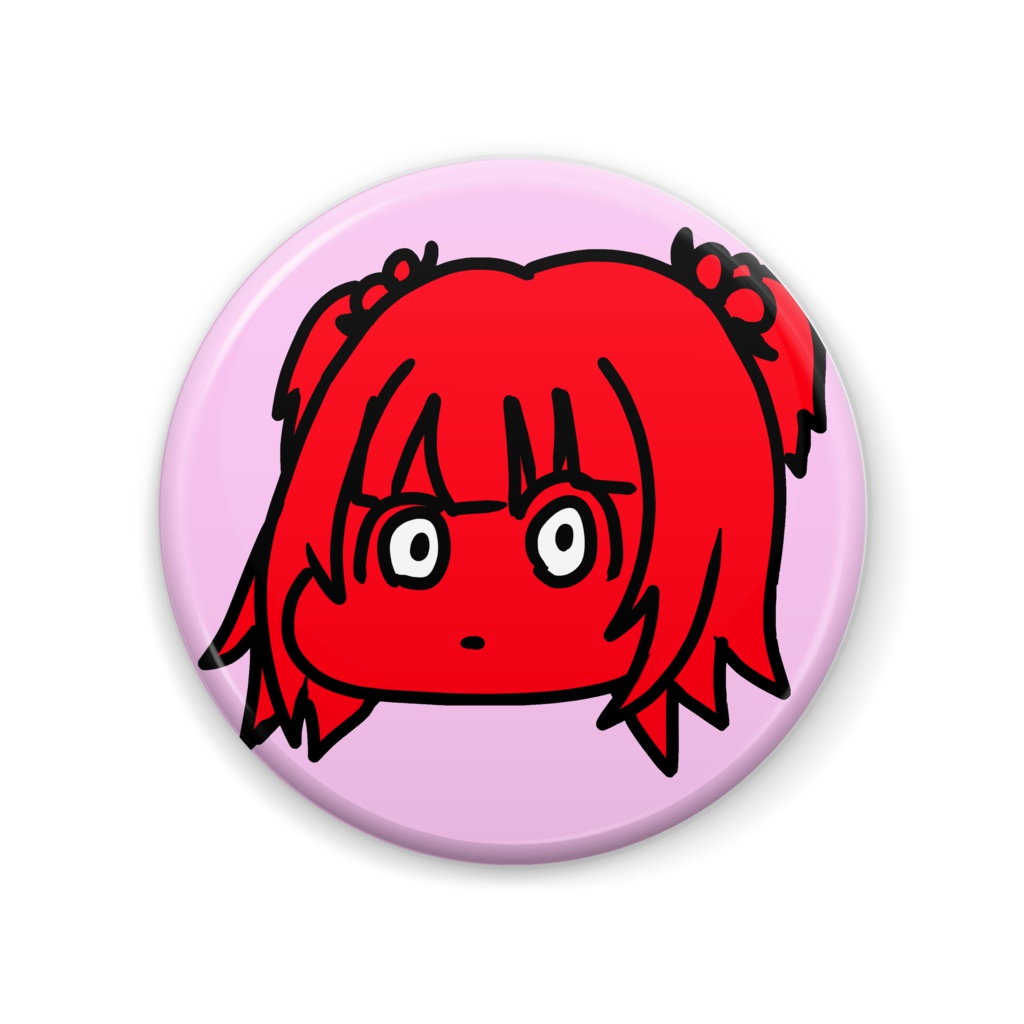 ふゆぅバッジ（ピンク）