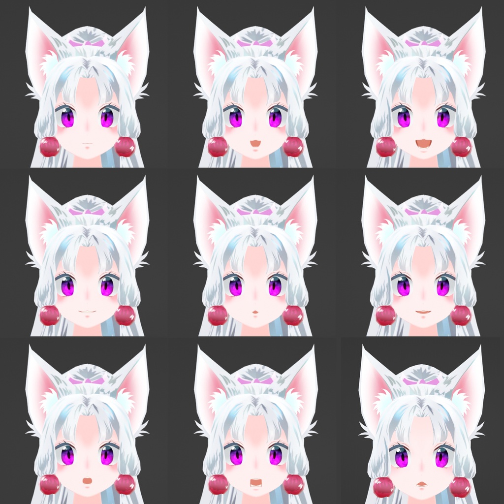 東北イタコ公式MMDモデル、VRM、VRChatアバター