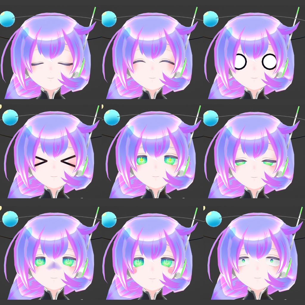 九州そら公式MMDモデル、VRM、VRChatアバター