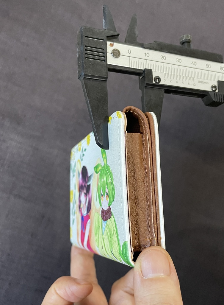 東北きりたん と ずんだもん いっしょにおでかけ 二つ折名刺入れ