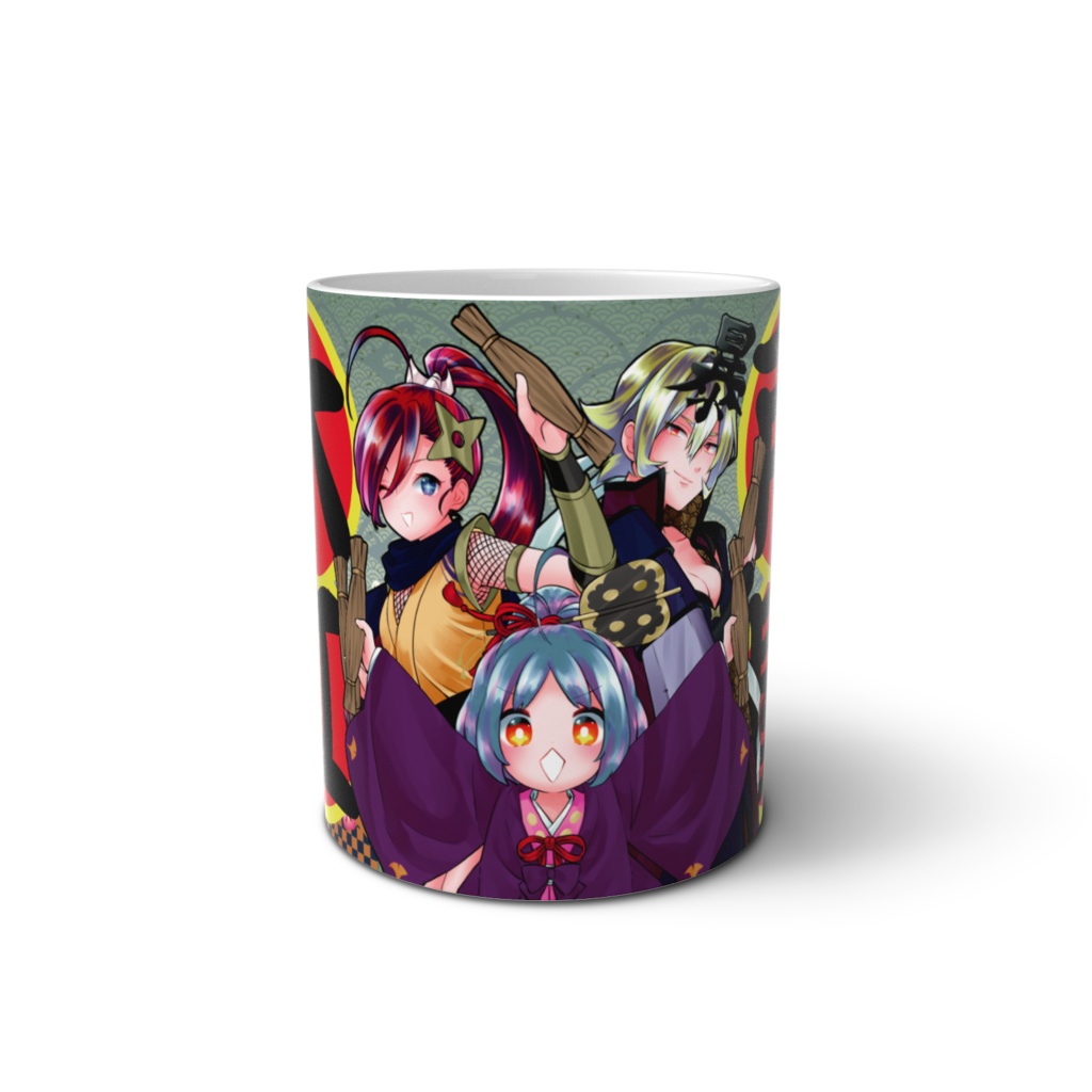 大江戸屋商売繁盛 マグカップ ちゃんこ・つるぎ・しのび