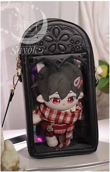 20cmぬいちゃん、1/6ドール用 ステンドグラスお出かけバッグ