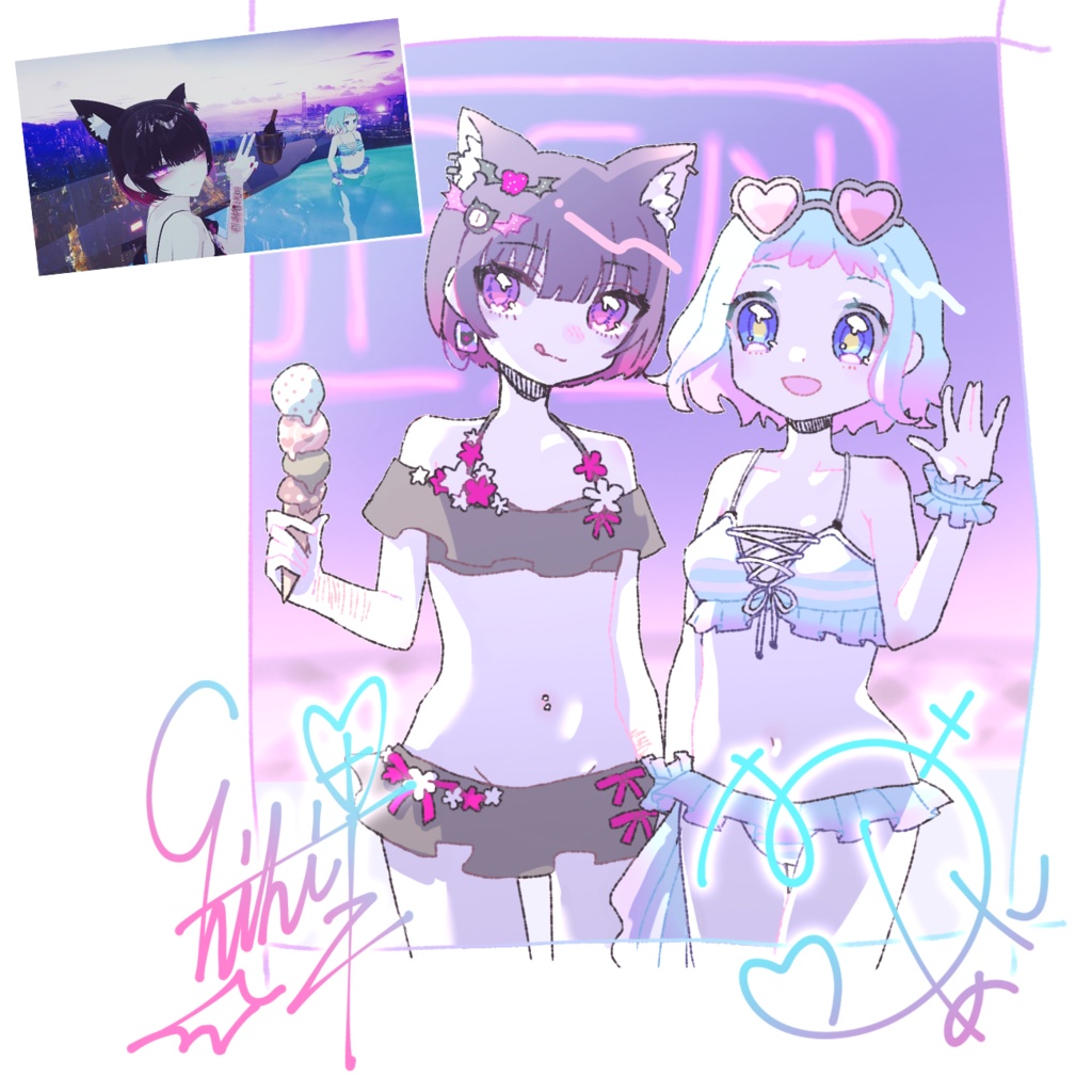 【北千住千洋×すのう・あにぅコラボ記念グッズ】マグカップ(PixivFactory製)