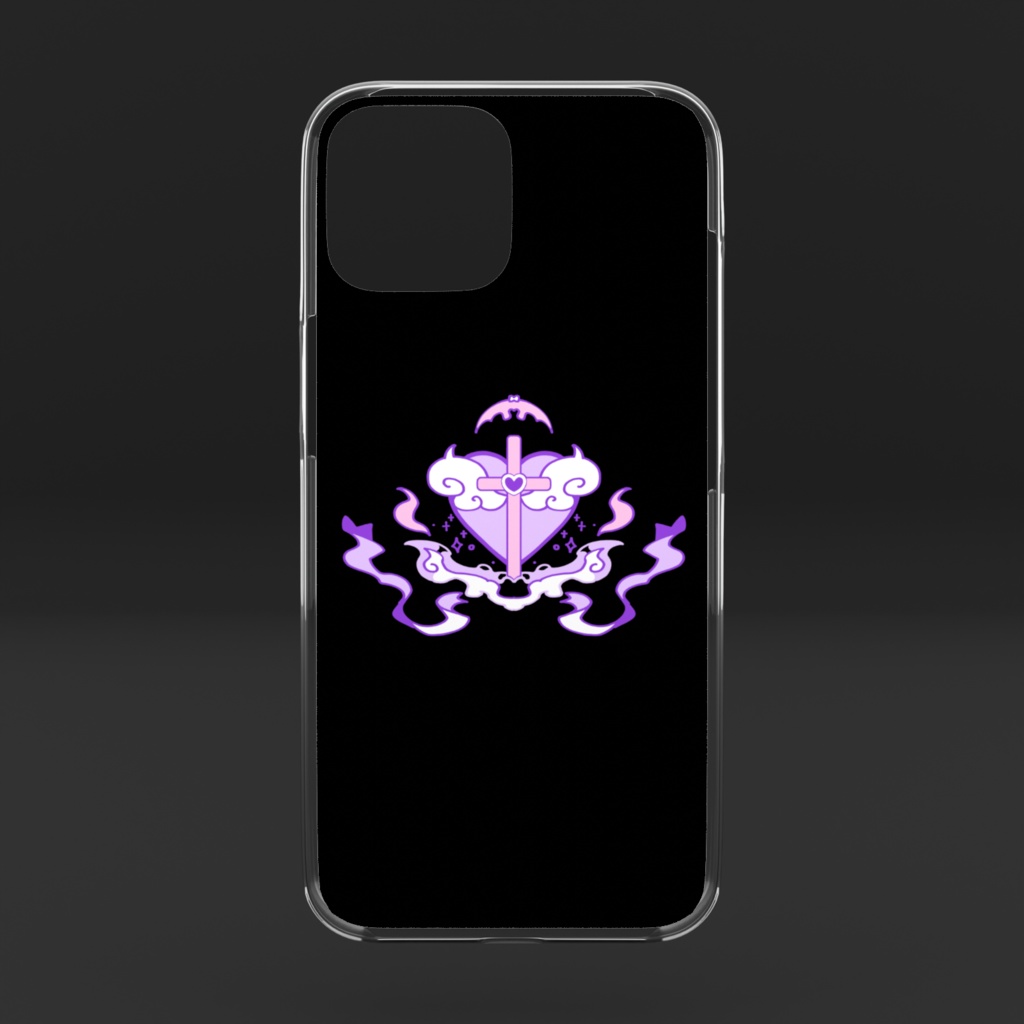 チャンネル登録者数1000人記念iPhoneケース|黒 #北千住千洋