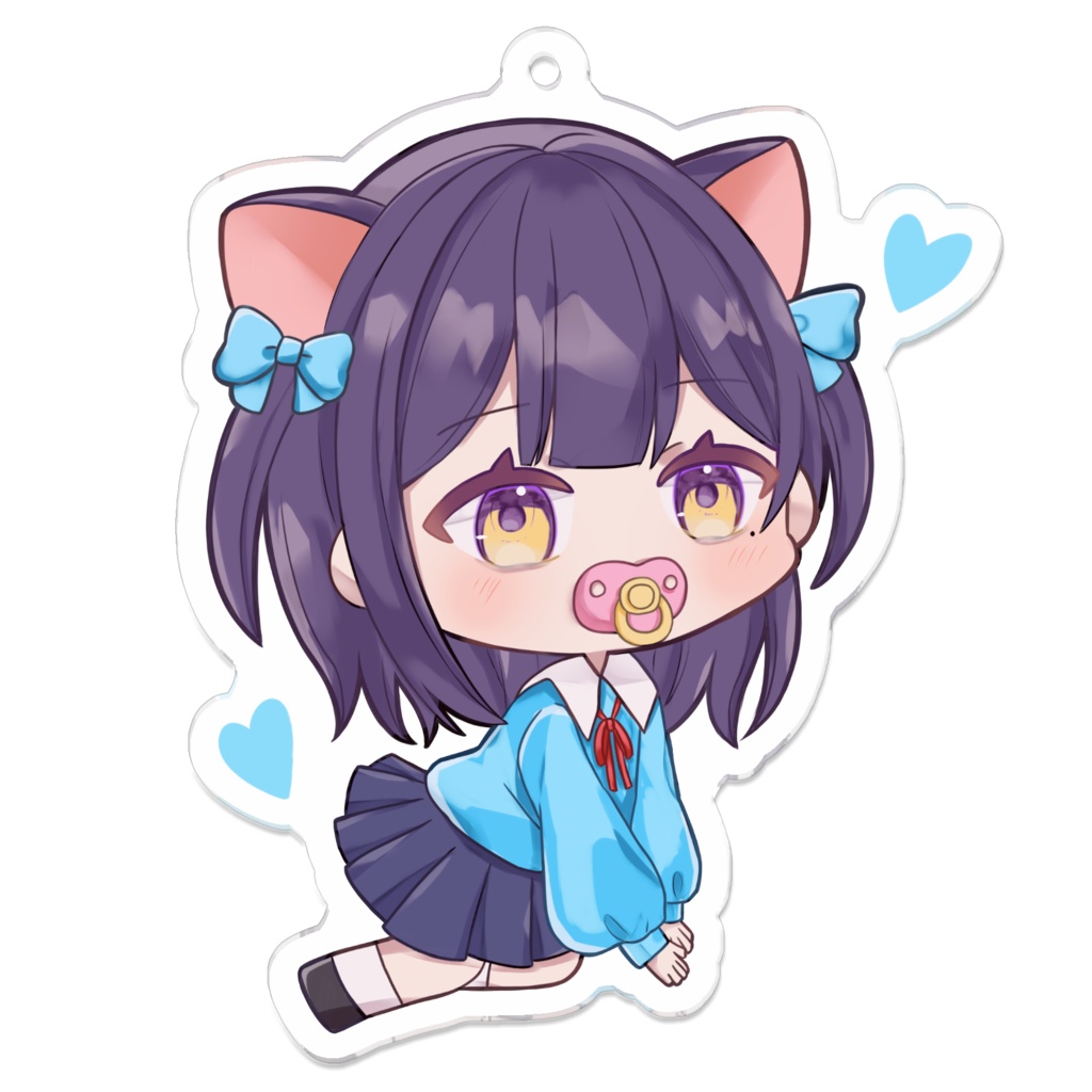 ねこちゃみアクリルキーホルダー