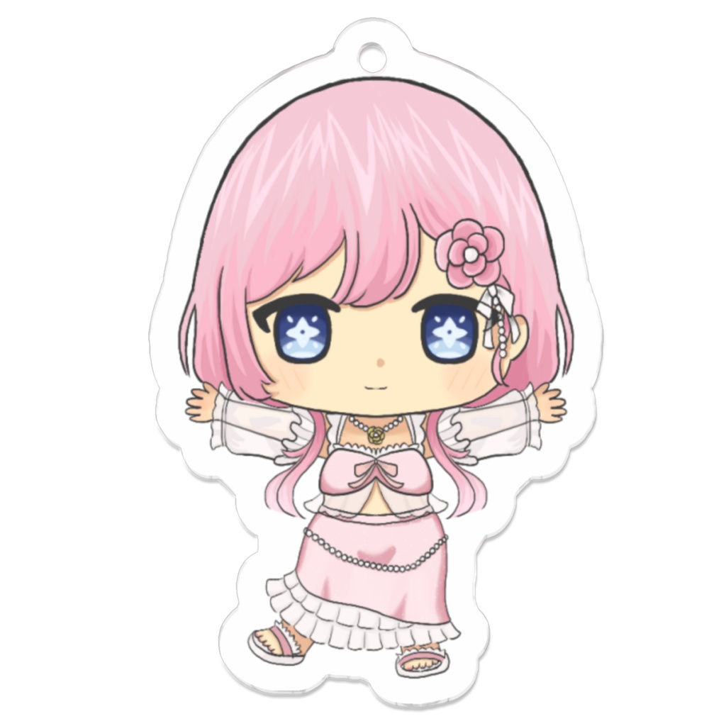 米のアクリルキーホルダー