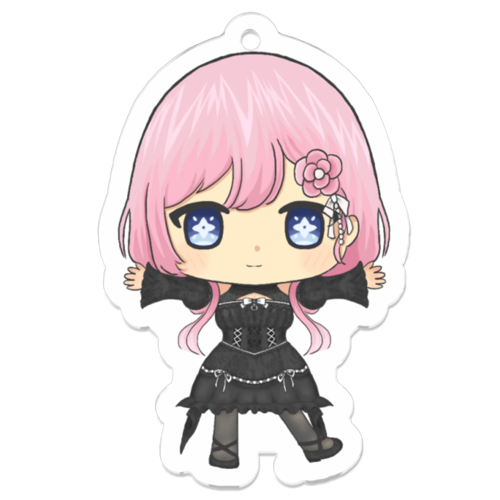 米のアクリルキーホルダー