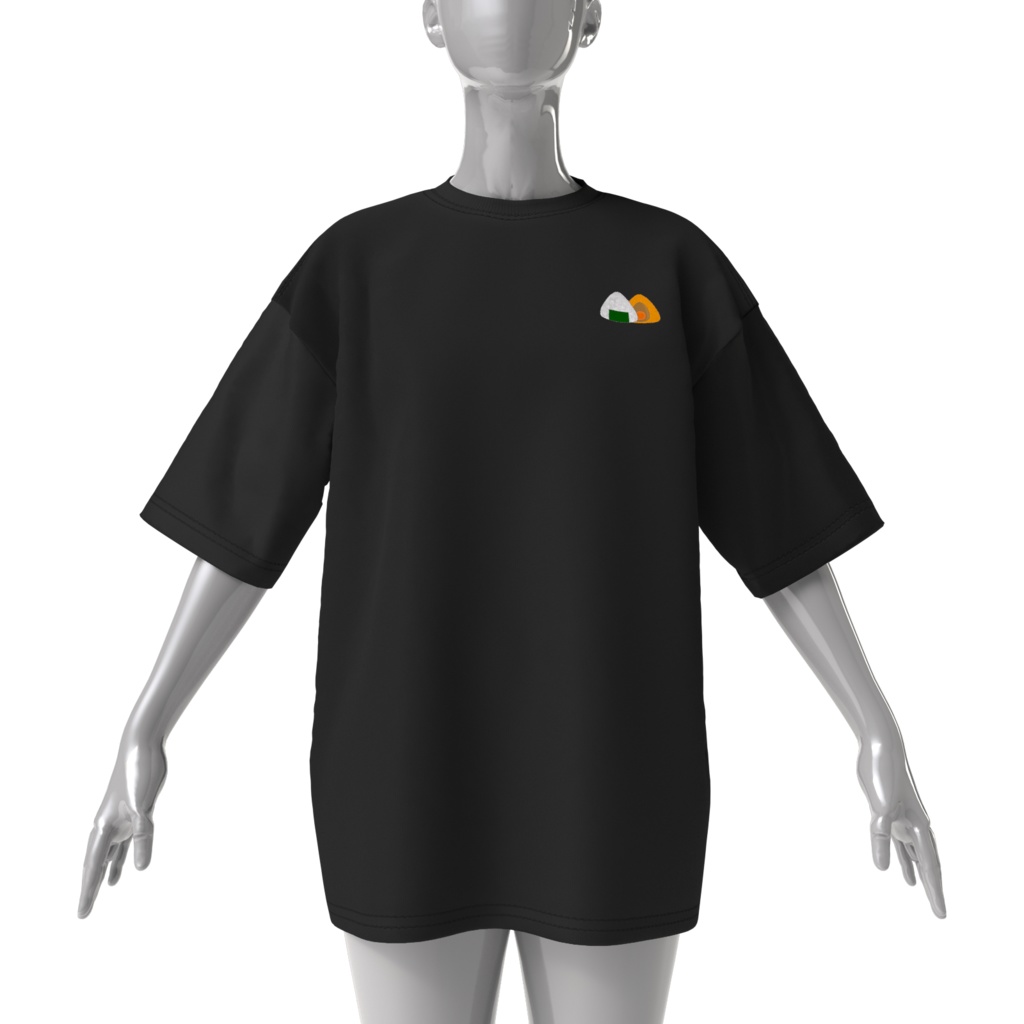 おにぎりビックシルエットTシャツ