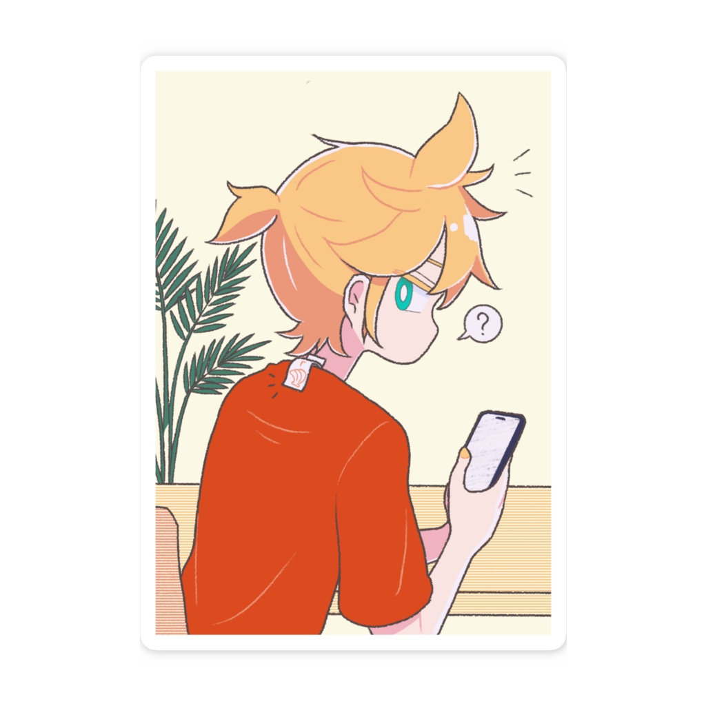 レンくんスマホステッカー