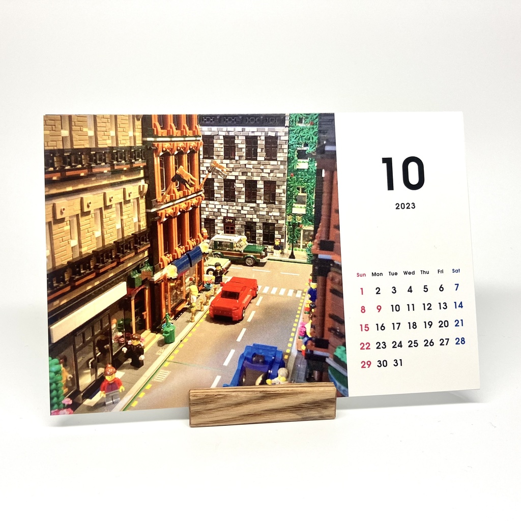 2023年 オリジナル 卓上カレンダー レゴ作品集
