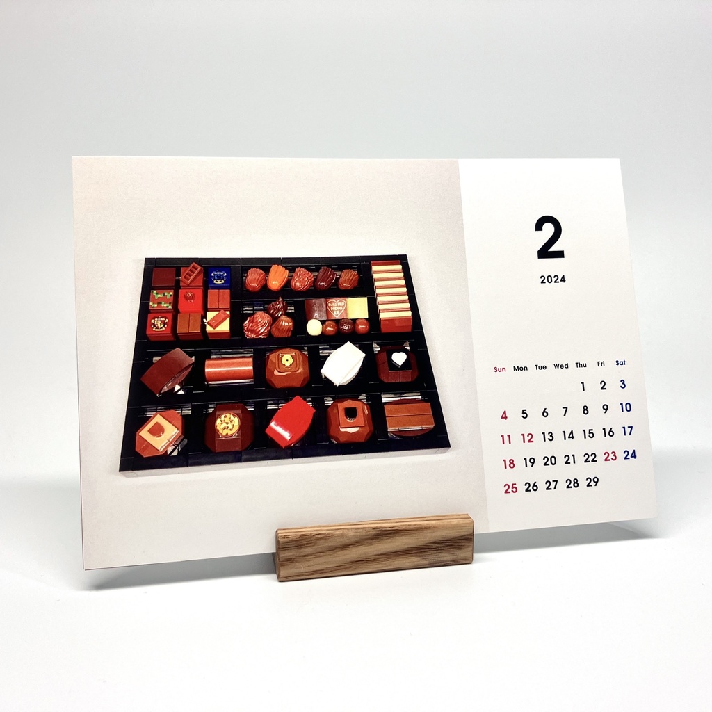 2023年 オリジナル 卓上カレンダー レゴ作品集