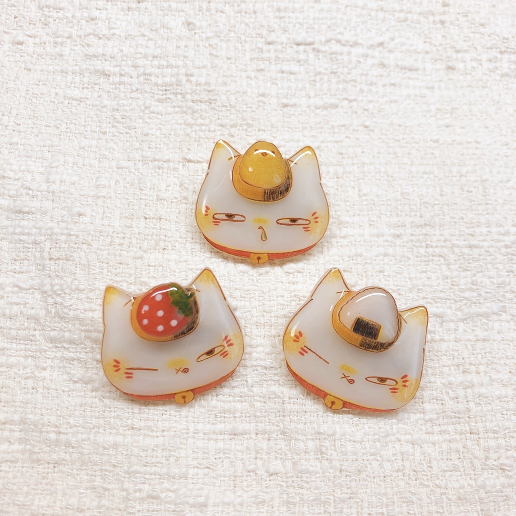 もぐもぐニャンコ先生ブローチ