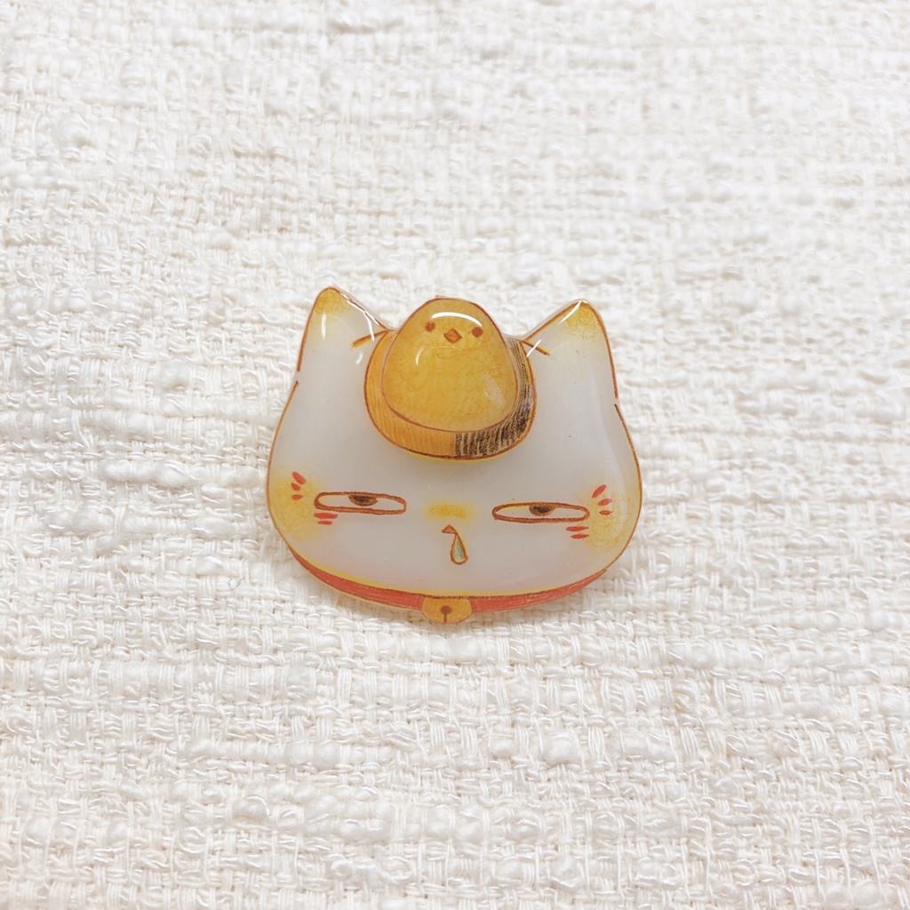 もぐもぐニャンコ先生ブローチ