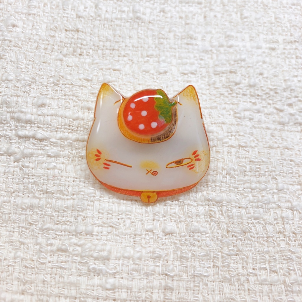 もぐもぐニャンコ先生ブローチ